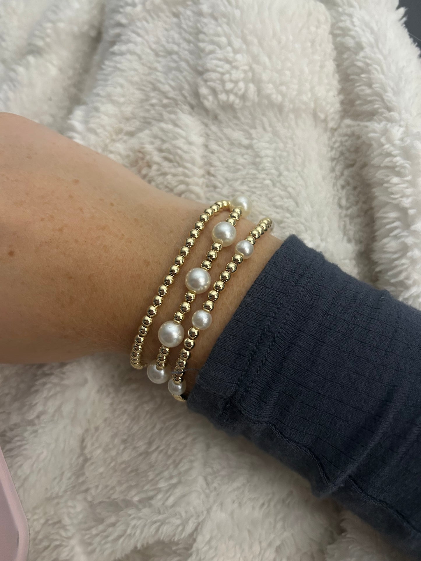 Luxe Trio Bracelet Set - Balance. Beauty. Belief.