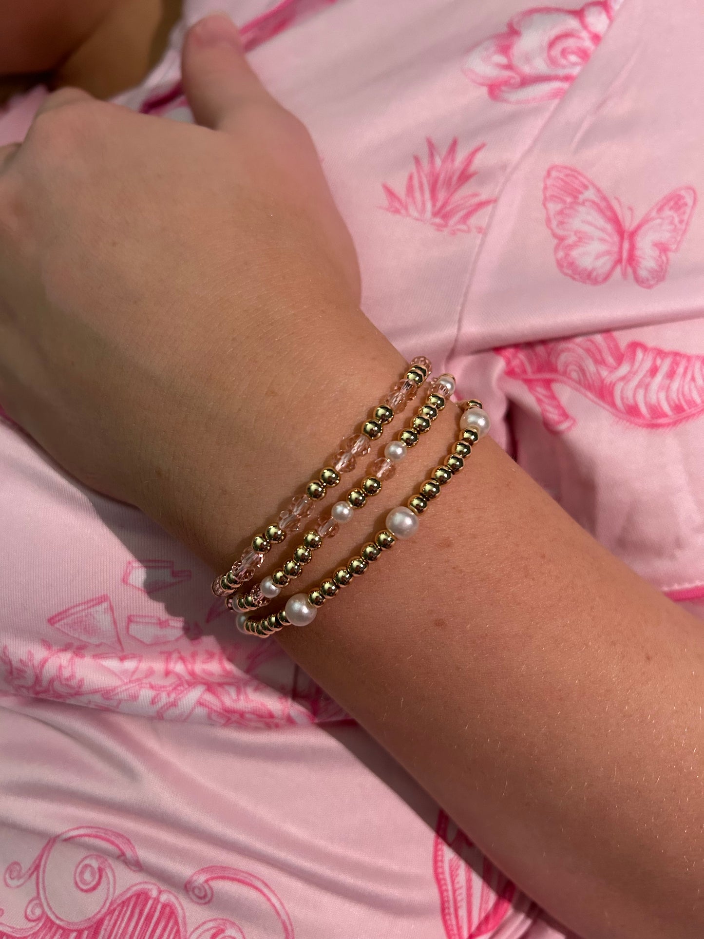 Glinda Inspired Bracelet Trio